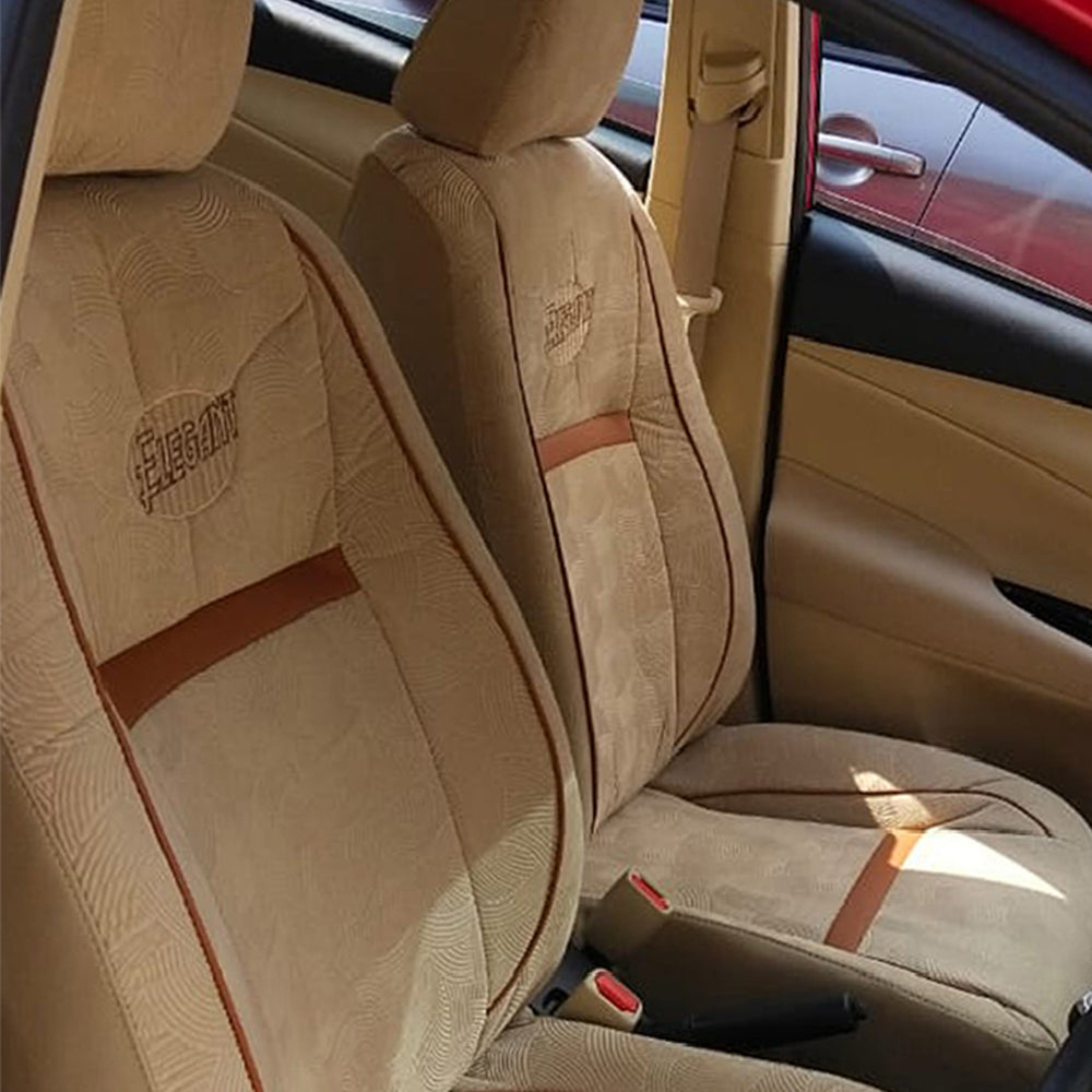 Comfy Waves Fabric Car Seat Cover For Hyundai Venue with Free Set of 4 Comfy Cushion