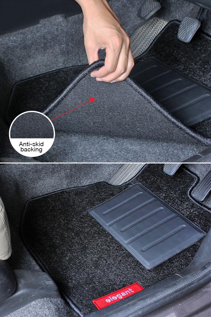 Miami Carpet Car Floor Mat Black For Mahindra Scorpio