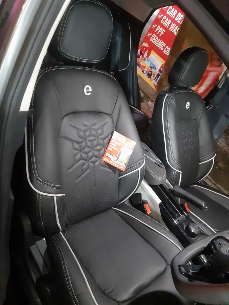 Venti 2 Perforated Art Leather Car Seat Cover For Hyundai I20