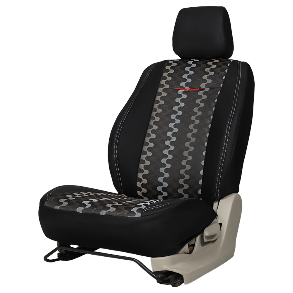 Yolo Fabric Car Seat Cover For Skoda Kushaq