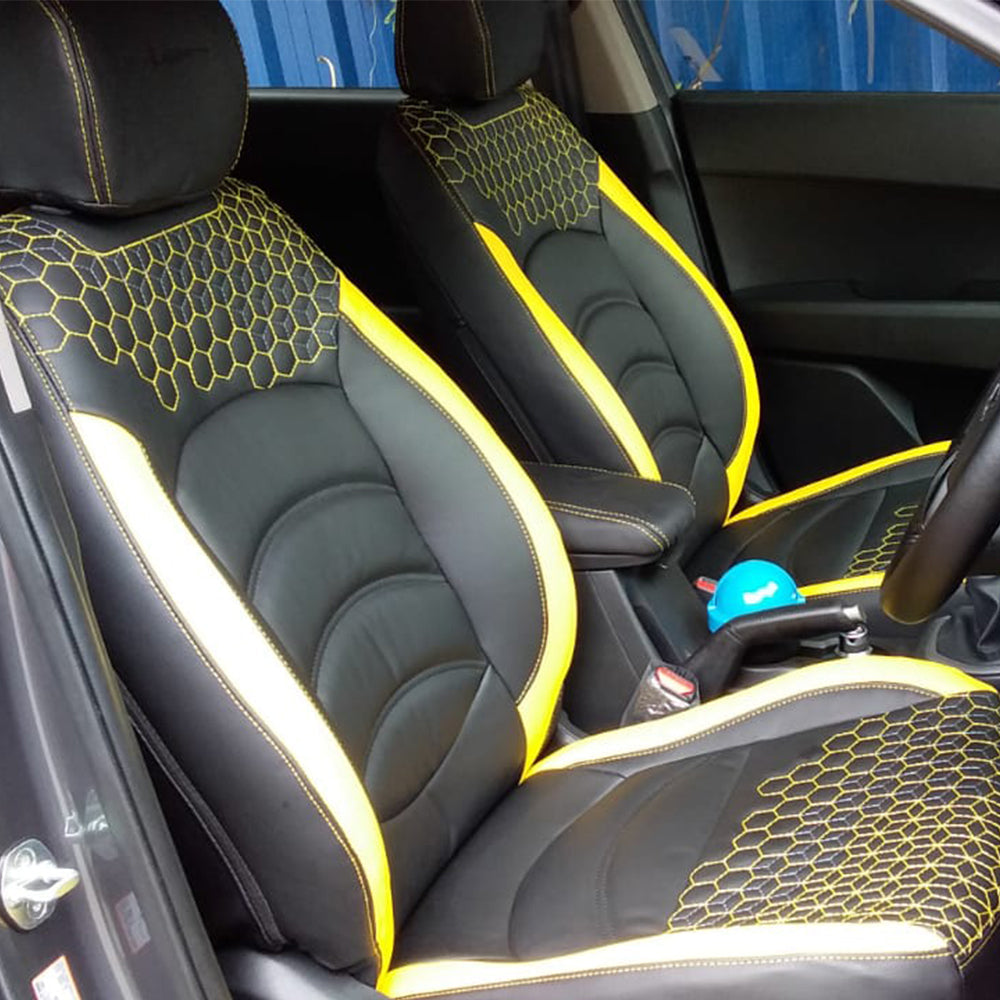 Glory Prism Art Leather Car Seat Cover For Honda Jazz