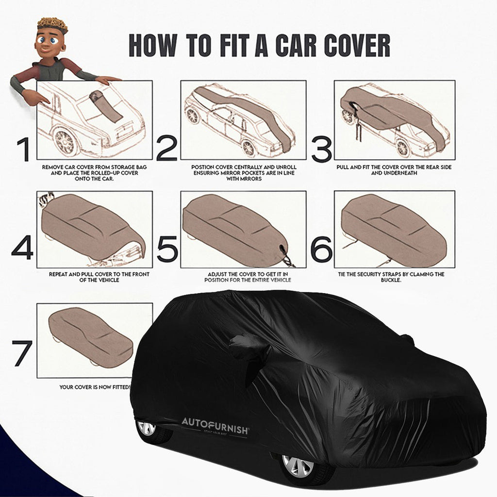 Tata Altroz 2020 Autofurnish Parker Black Car Body Cover For Tata Altroz 2020- Parker Black