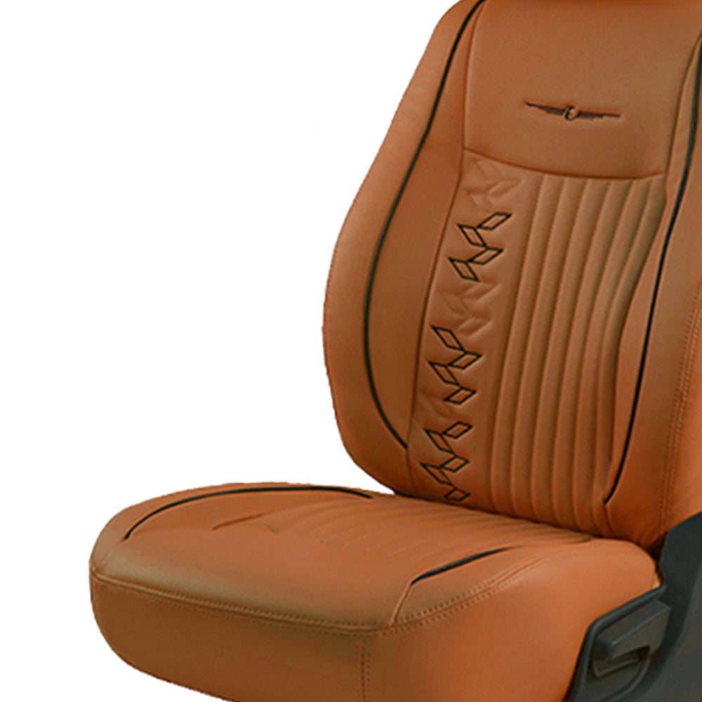 Vogue Knight Art Leather Car Seat Cover For Tata Harrier