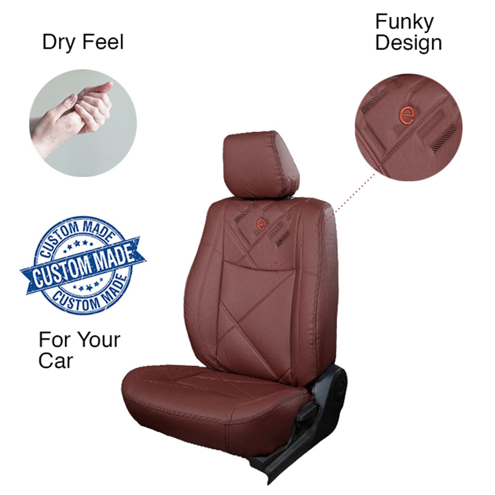 Victor Art Leather Car Seat Cover For Tata Harrier