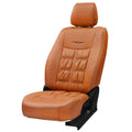 Nappa Grande Art Leather Car Seat Cover Tan For Maruti Brezza