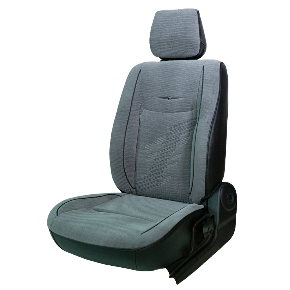 Comfy Z-Dot Fabric Car Seat Cover For Hyundai Aura with Free Set of 4 Comfy Cushion