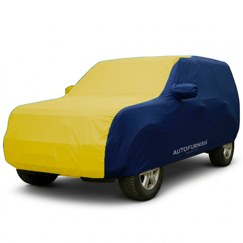 Ford EcoSport Car Body Cover, Triple Stitched, Heat & Water Resistant with Side Mirror Pockets (Sporty Series)