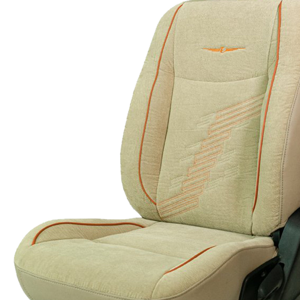 Comfy Z-Dot Fabric Car Seat Cover For Hyundai Aura with Free Set of 4 Comfy Cushion