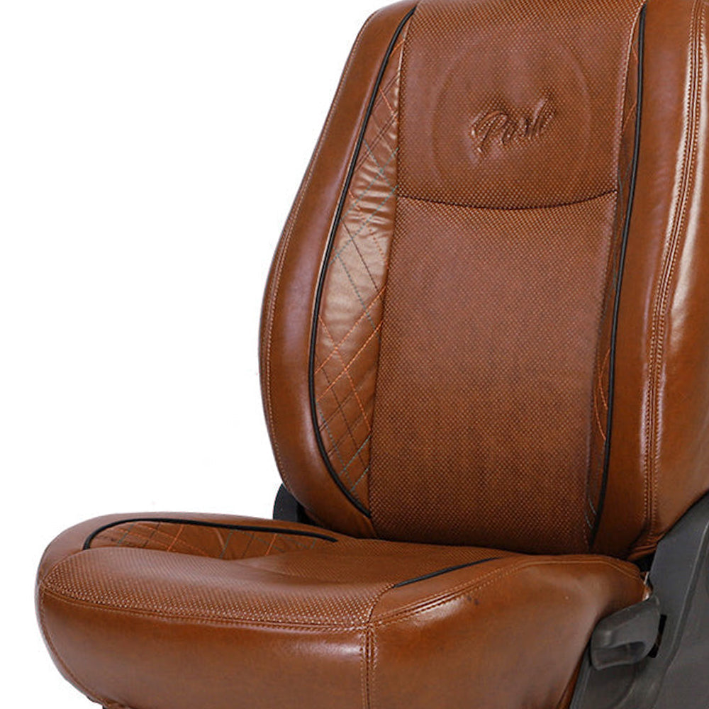 Posh Vegan Leather Car Seat Cover For Maruti Brezza