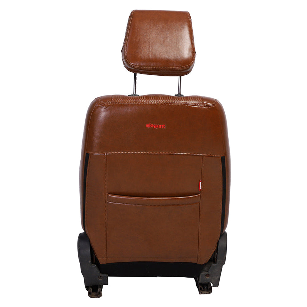 Posh Vegan Leather Car Seat Cover For Maruti Brezza