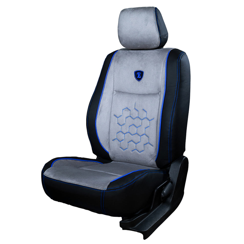 Icee Duo Bucket Fit Perforated Fabric Car Seat Cover For Tata Tigor