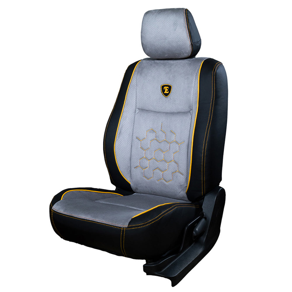 Icee Duo Bucket Fit Perforated Fabric Car Seat Cover For Tata Nexon