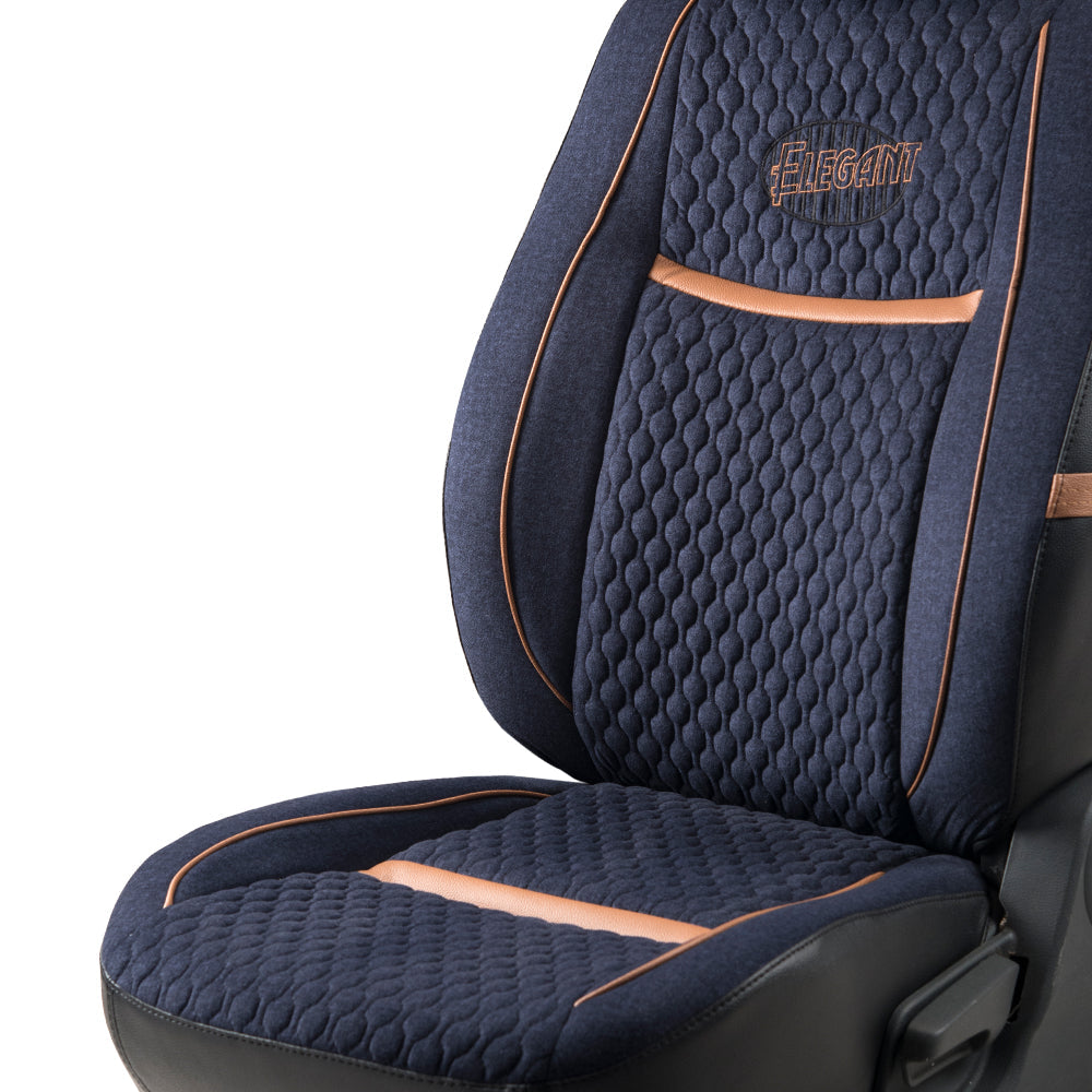 Denim Retro Velvet Fabric Car Seat Cover For Hyundai Creta