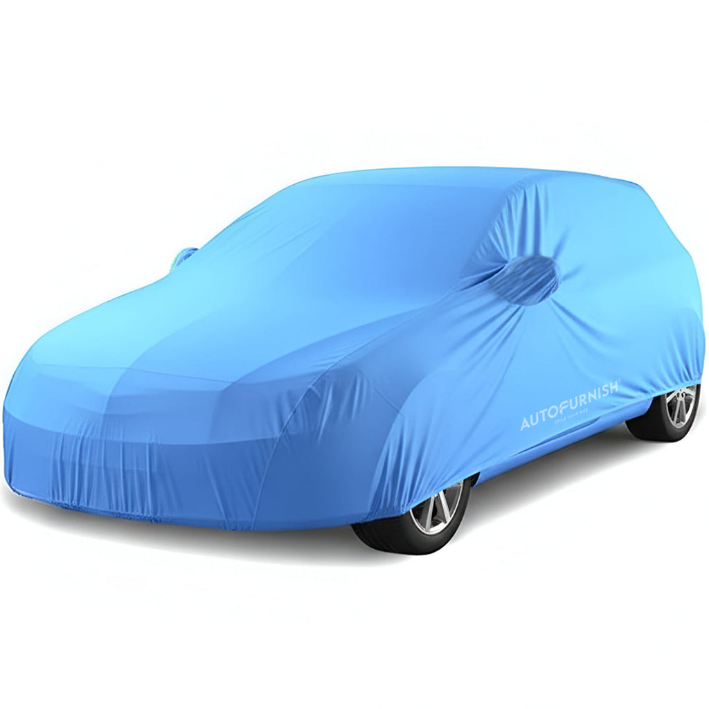 Maruti Swift 2018-23 Car Body Cover, Triple Stitched, Heat & Water Resistant with Front & Rear Elastic Strap & Side Mirror Pockets (PARKER AQUA)