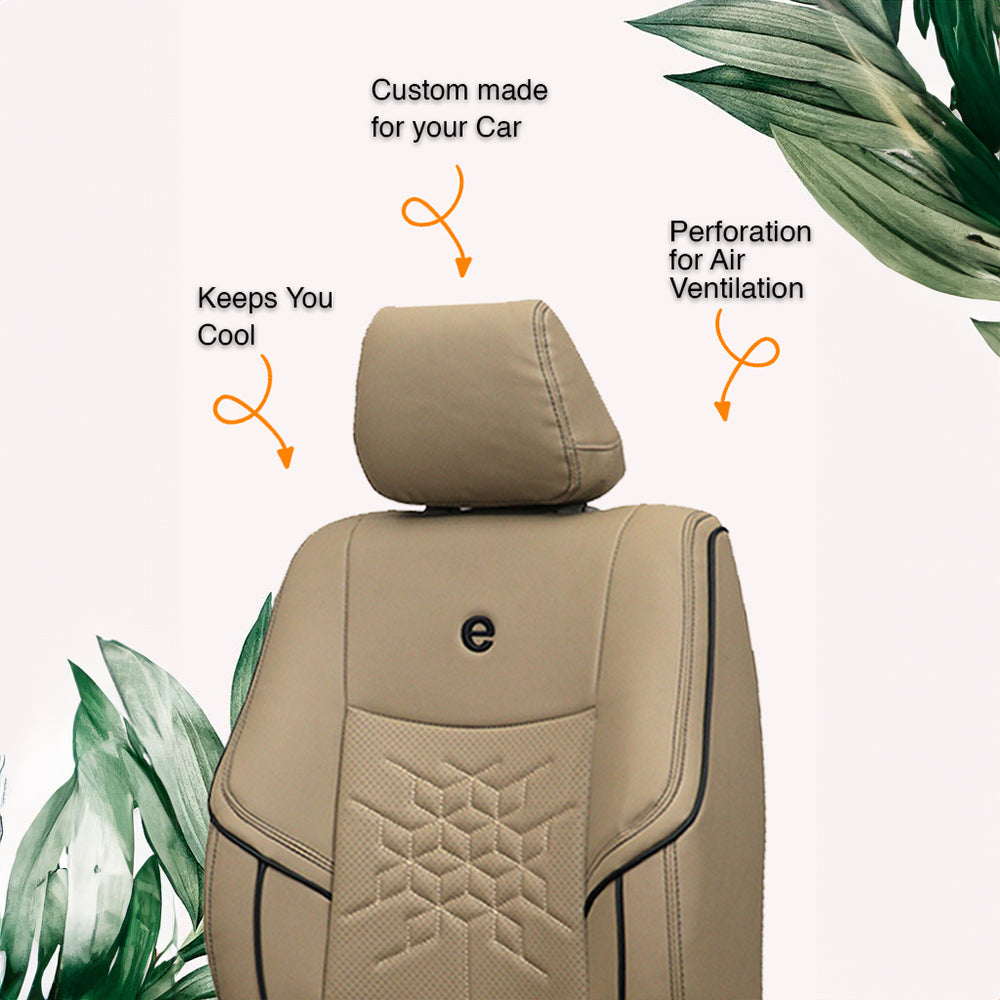 Venti 2 Perforated Art Leather Car Seat Cover For Tata Altroz