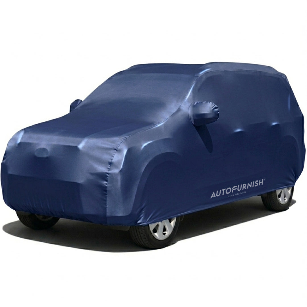 Ford EcoSport Car Body Cover, Heat & Water Resistant with Side Mirror Pockets (PARKER BLUE)