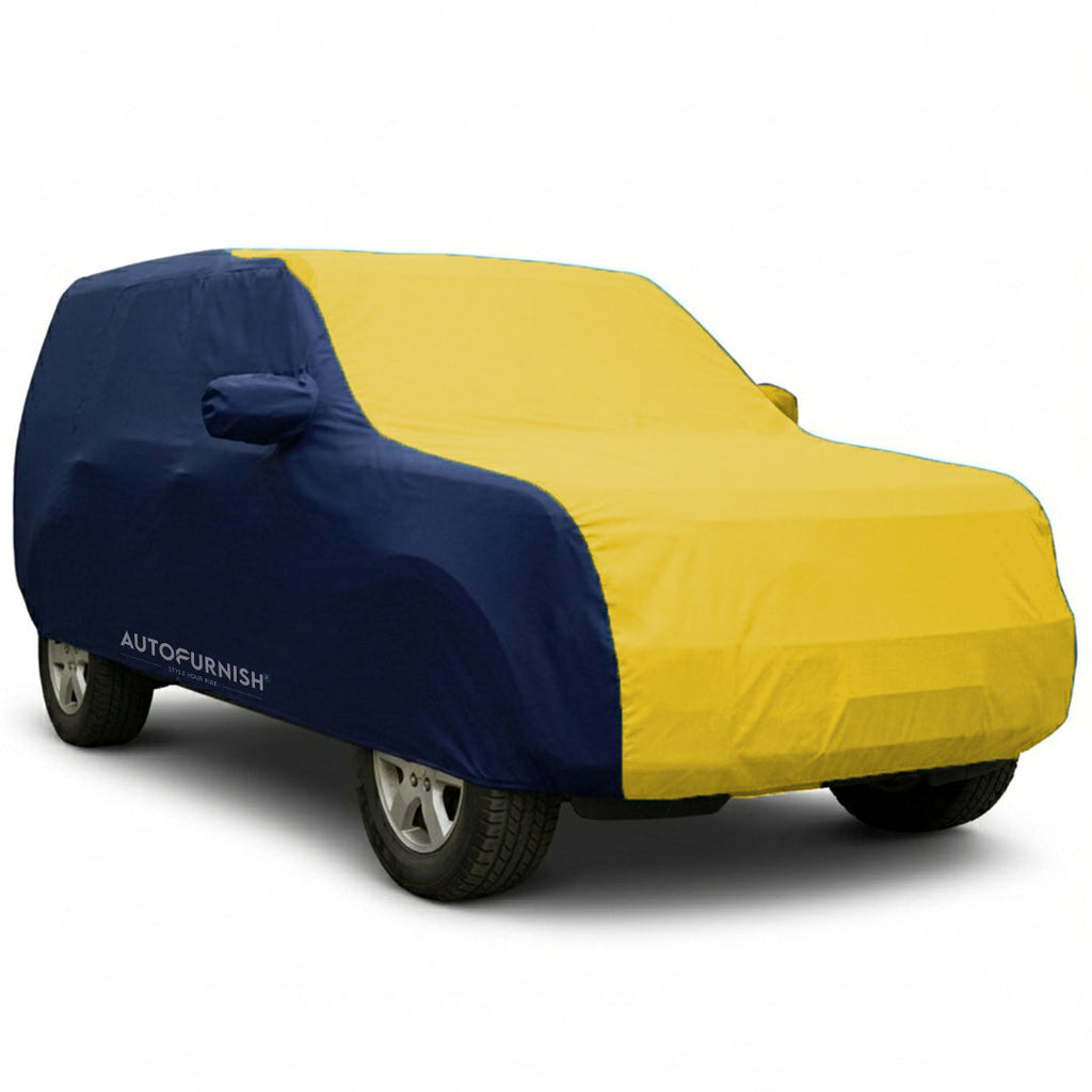 Ford EcoSport Car Body Cover, Triple Stitched, Heat & Water Resistant with Side Mirror Pockets (Sporty Series)