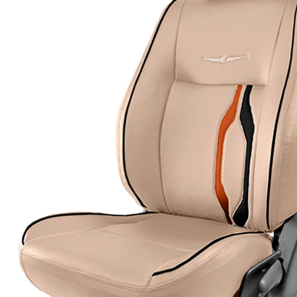 Vogue Trip Plus Art Leather Bucket Fitting Car Seat Cover For Kia Sonet