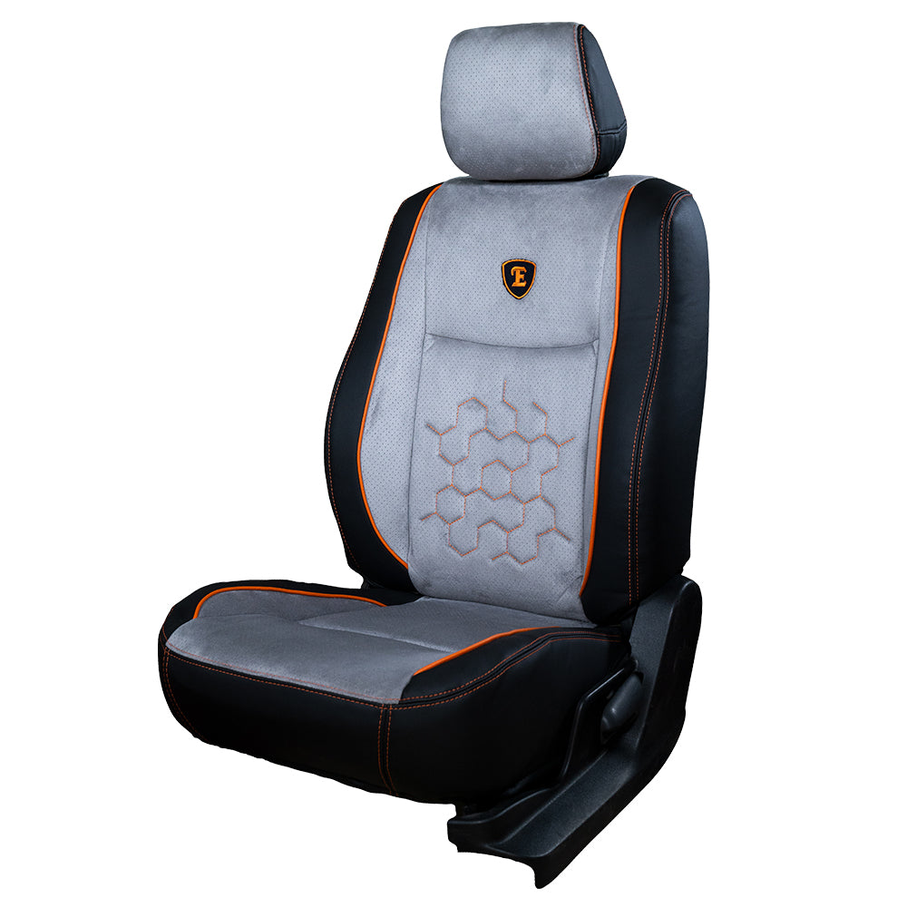 Icee Duo Perforated Fabric Car Seat Cover For MG Hector