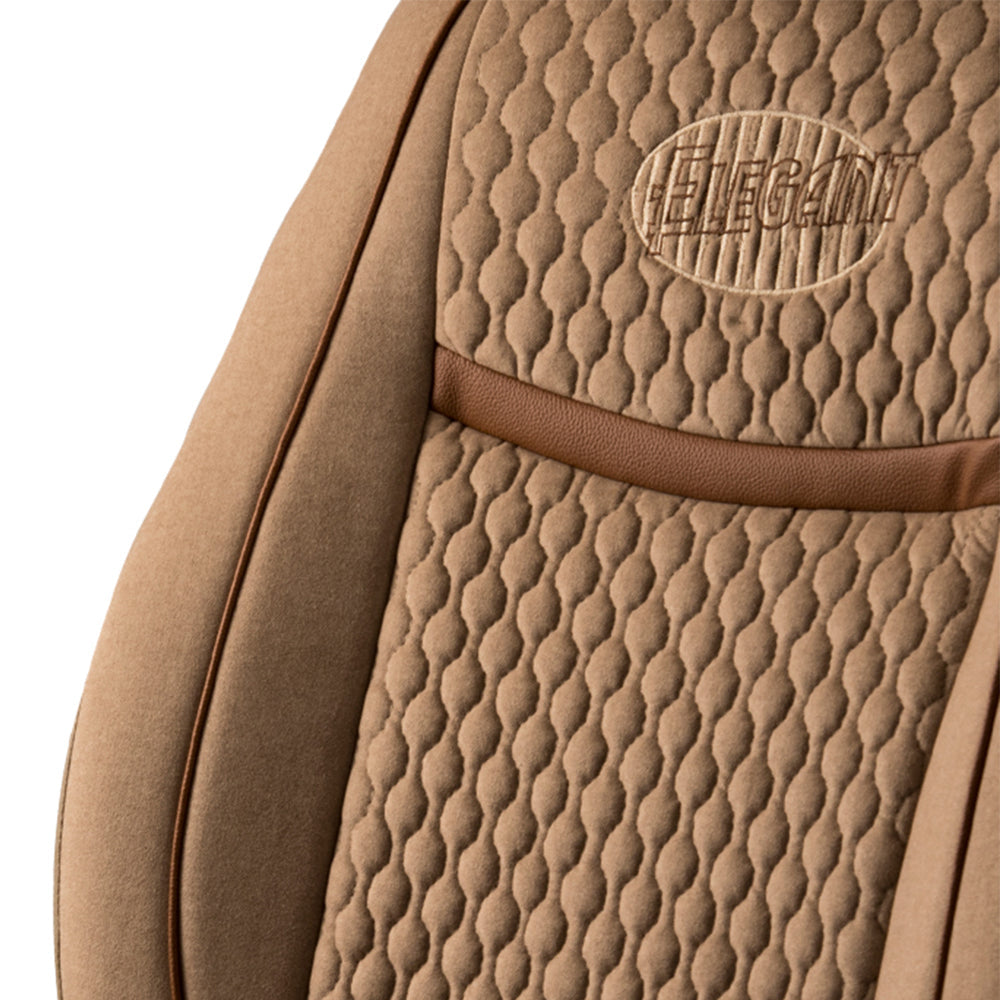 Denim Retro Velvet Fabric Car Seat Cover For Kia Seltos