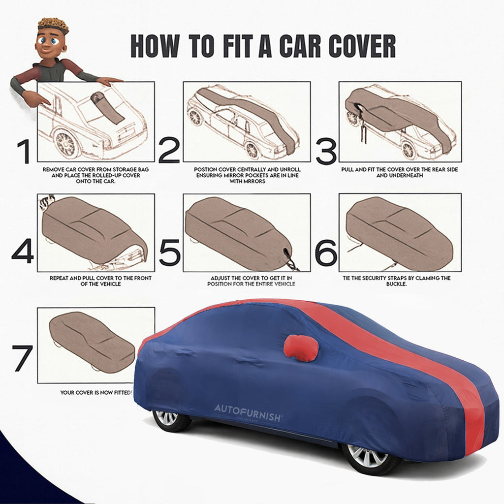 Maruti SX4 2007-13 Car Body Cover, Heat & Water Resistant with Side Mirror Pockets (ARC Series)