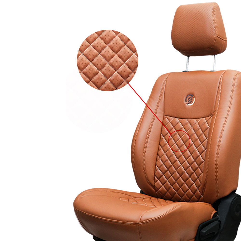 Venti 3 Perforated Art Leather Car Seat Cover For Maruti Fronx