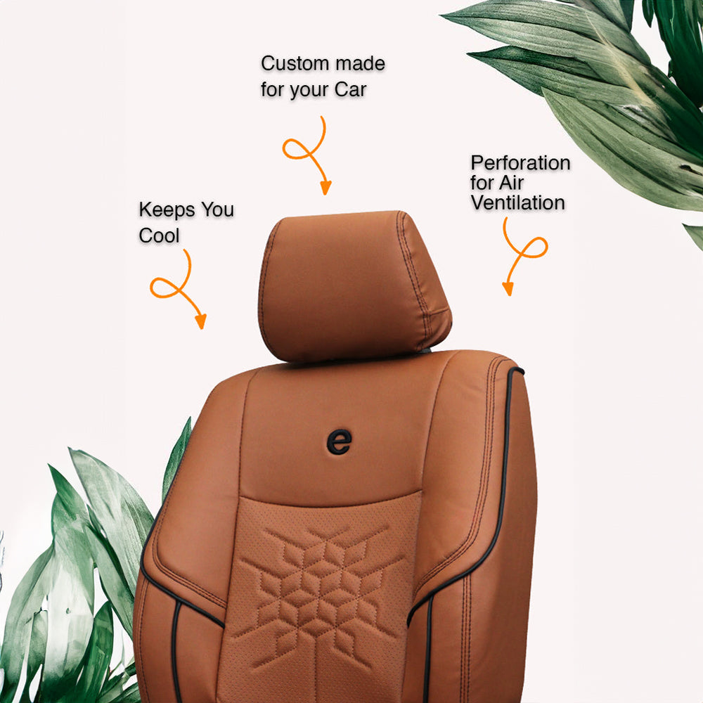 Venti 2 Perforated Art Leather Car Seat Cover For Tata Nexon