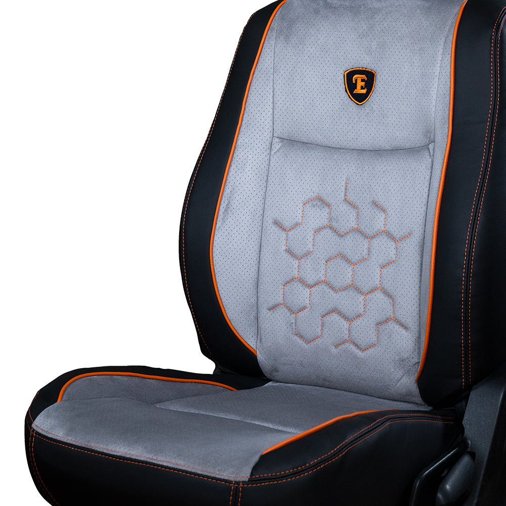 Icee Duo Perforated Fabric Car Seat Cover For Renault Kiger
