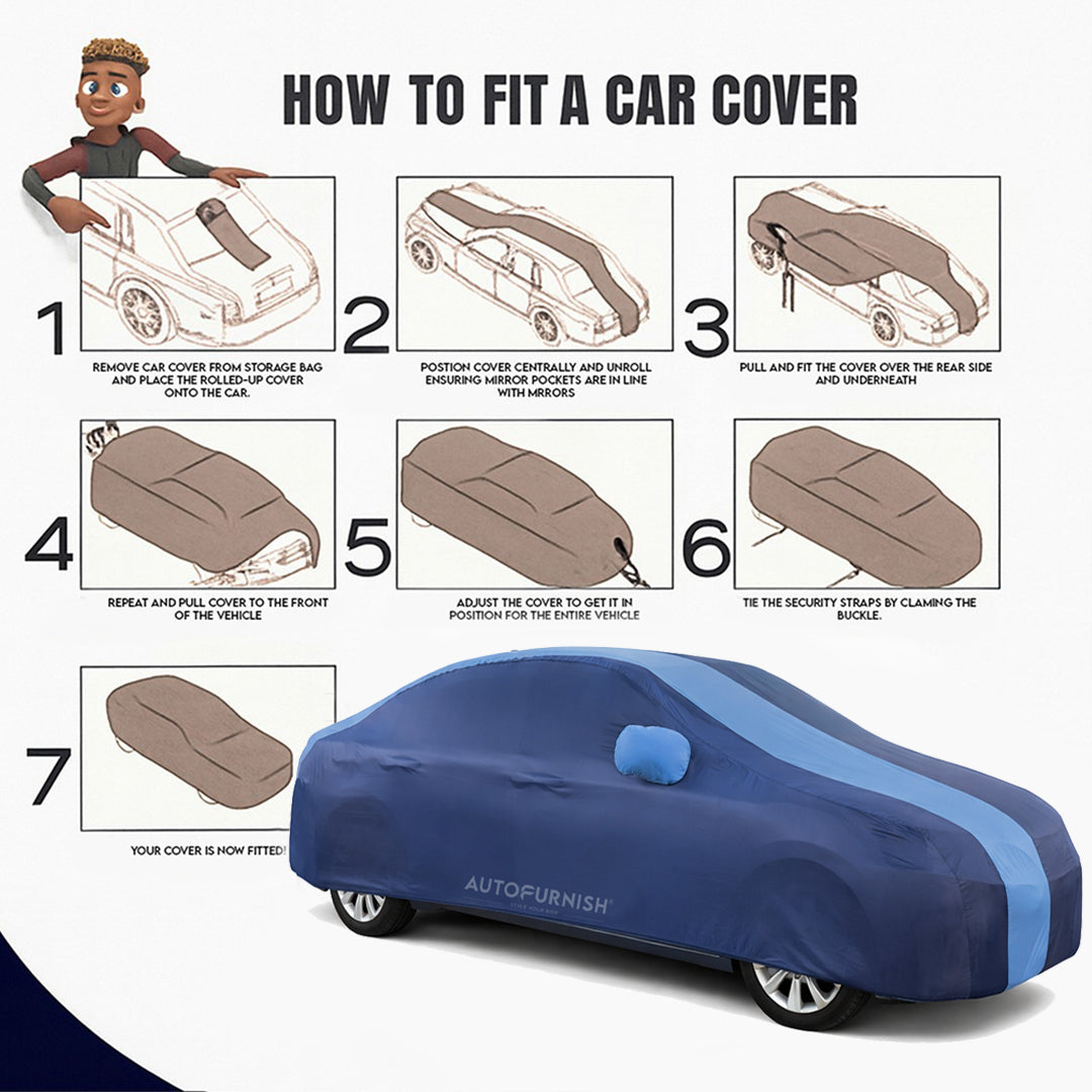 Maruti SX4 2007-13 Car Body Cover, Heat & Water Resistant with Side Mirror Pockets (ARC Series)