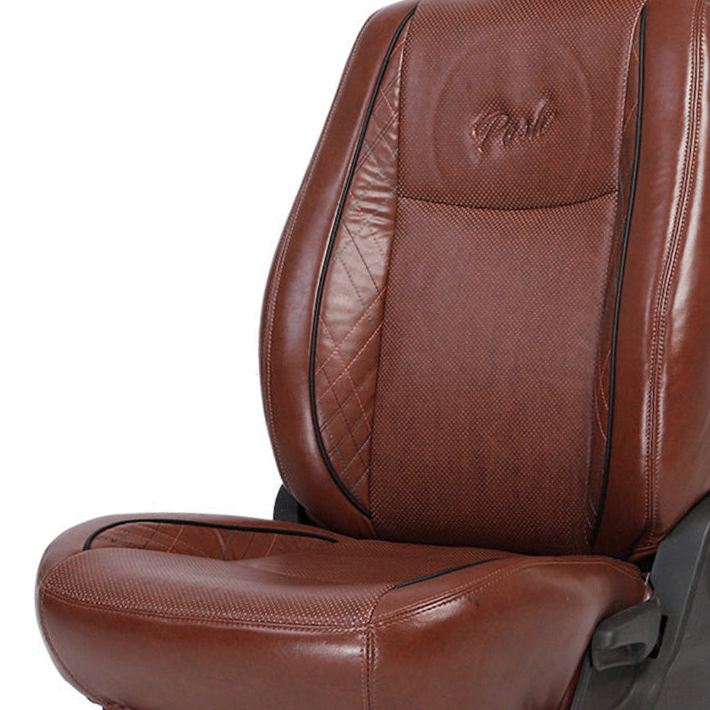Posh Vegan Leather Car Seat Cover For Maruti Brezza