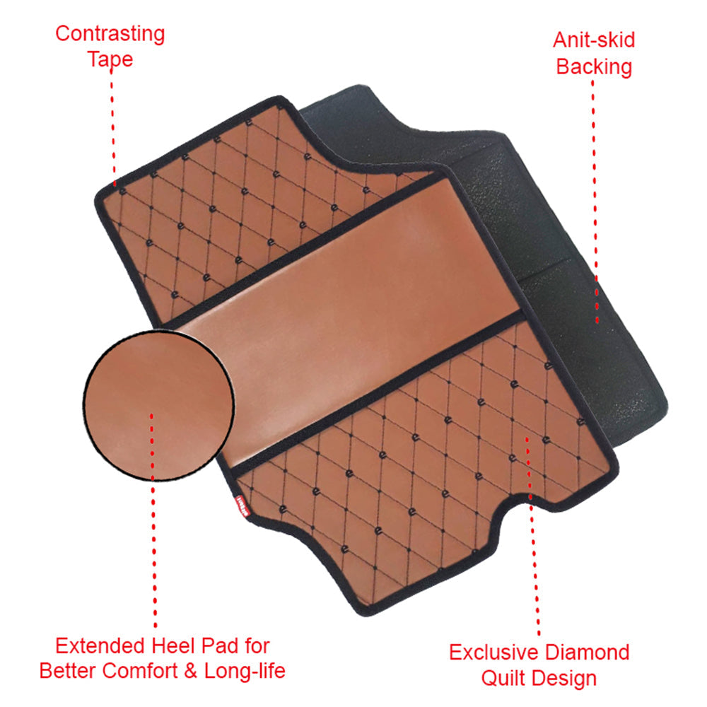 Luxury Leatherette Car Floor Mat For MG Astor