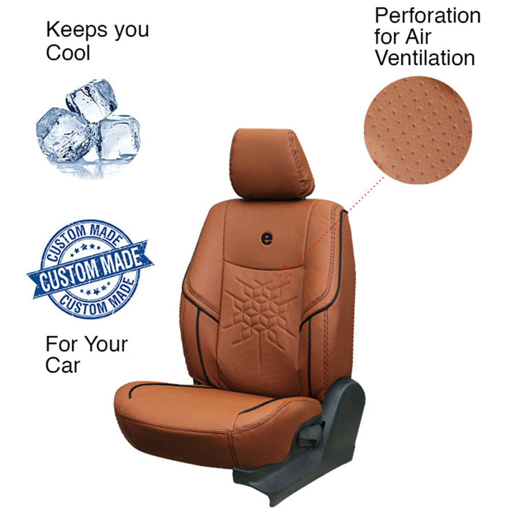 Venti 2 Perforated Art Leather Car Seat Cover For Kia Seltos