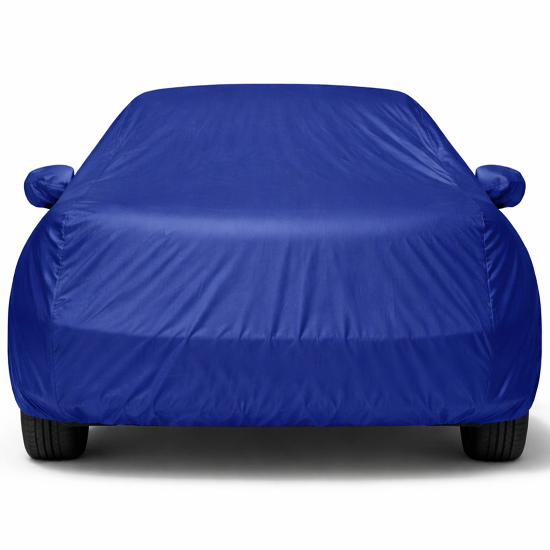 Mahindra Verito Vibe Car Body Cover, Heat & Water Resistant with Side Mirror Pockets (PARKER BLUE)