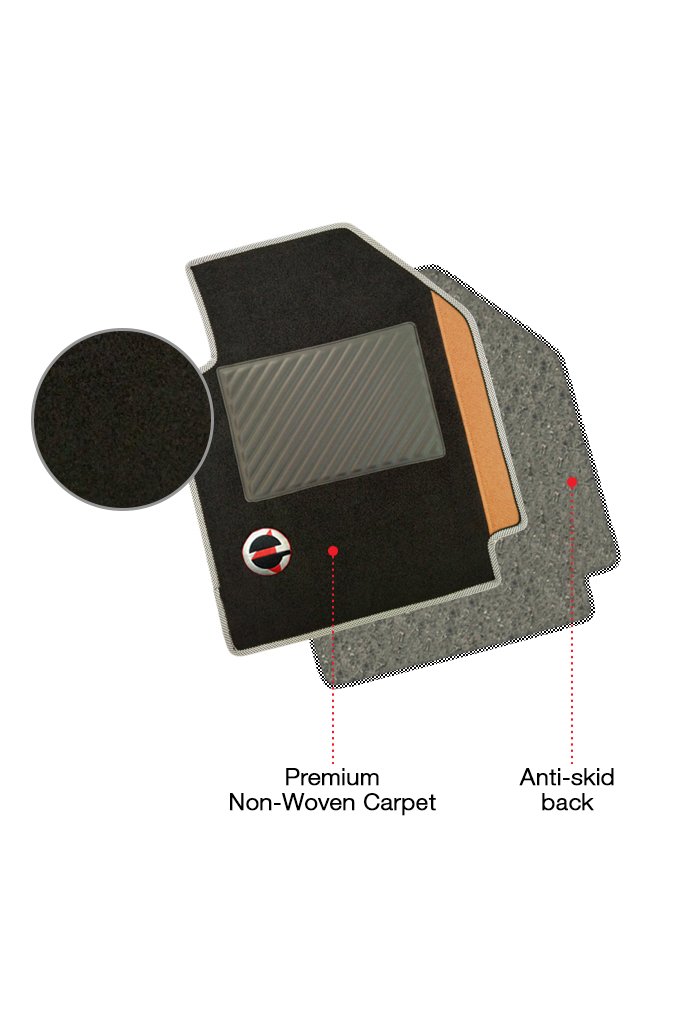 Duo Carpet Car Floor Mat For Honda Brio
