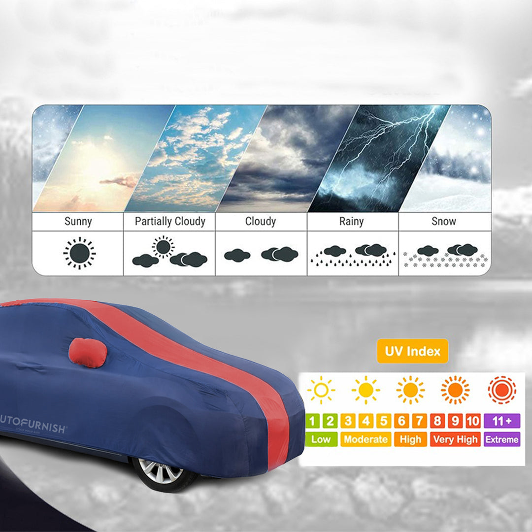 Maruti SX4 2007-13 Car Body Cover, Heat & Water Resistant with Side Mirror Pockets (ARC Series)