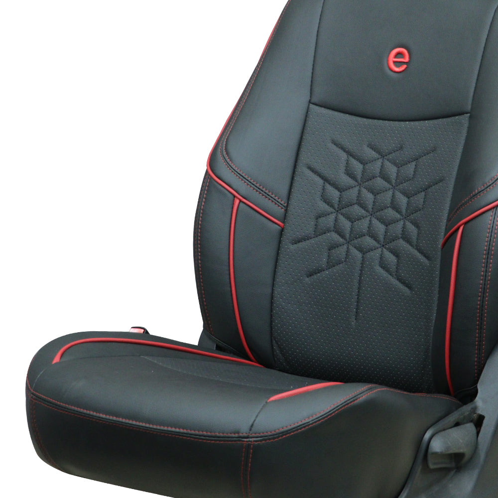 Venti 2 Perforated Art Leather Car Seat Cover For Skoda Rapid