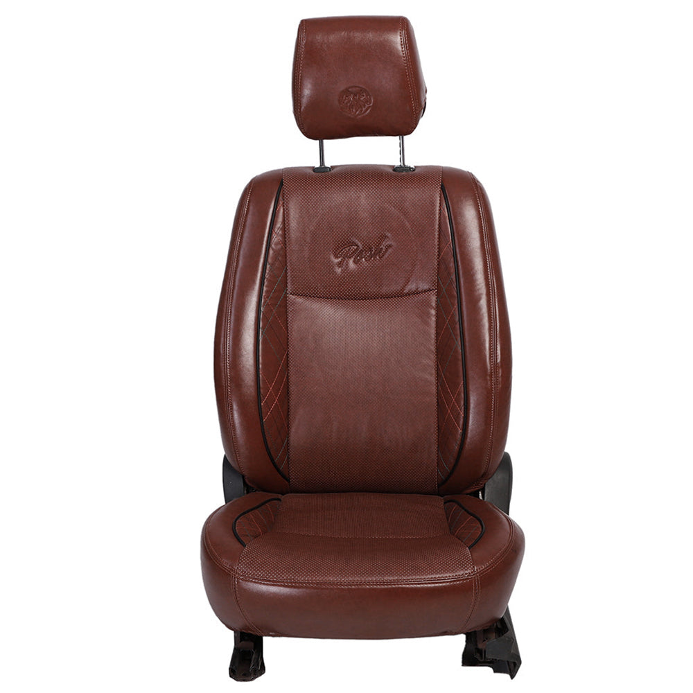 Posh Vegan Leather Car Seat Cover For Maruti Brezza
