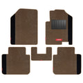 Duo Carpet Car Floor Mat Beige and Black For Maruti Brezza