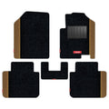 Duo Carpet Car Floor Mat Black and Beige For Maruti Brezza