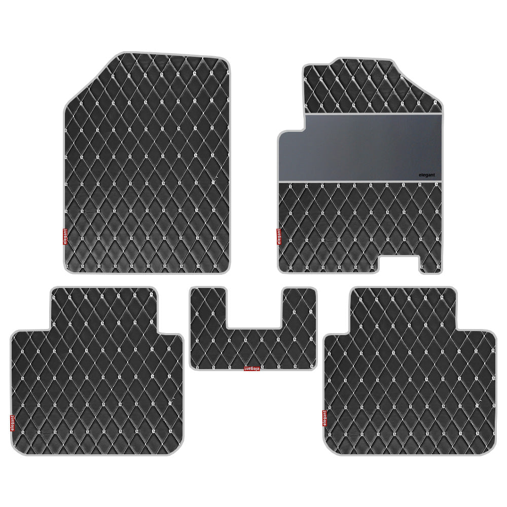 Luxury Leatherette Car Floor Mat For Maruti Brezza