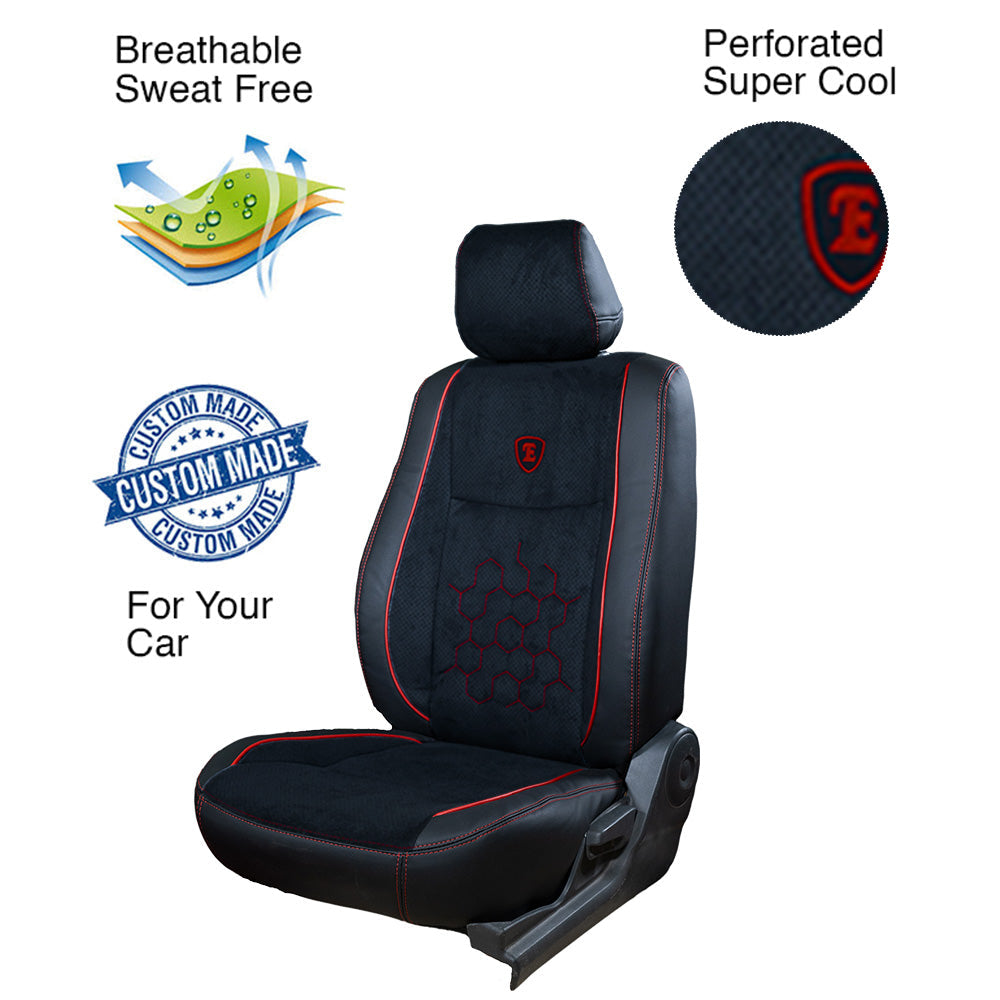 Icee Perforated Fabric Car Seat Cover For Maruti Ertiga