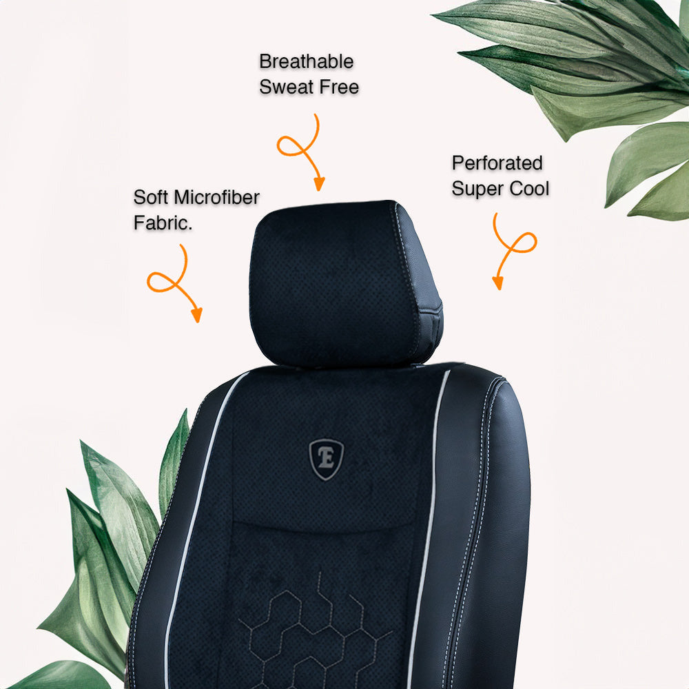 Icee Perforated Fabric Car Seat Cover For Maruti Ciaz