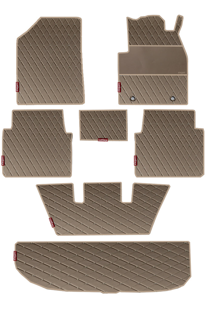Luxury Leatherette Car Floor Mat For Kia Carens