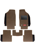 Duo Carpet Car Floor Mat Beige and Black For Citroen C3