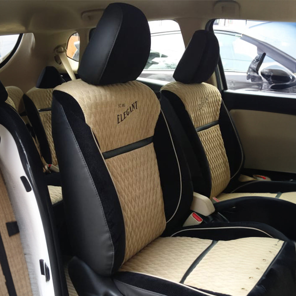 Comfy Vintage Fabric Car Seat Cover For Honda Mobilio with Free Set of 4 Comfy Cushion