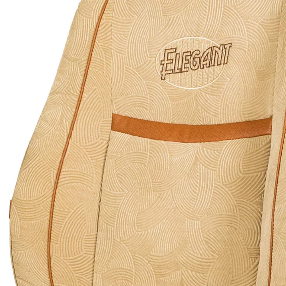 Comfy Waves Fabric Car Seat Cover For Maruti Dzire with Free Set of 4 Comfy Cushion