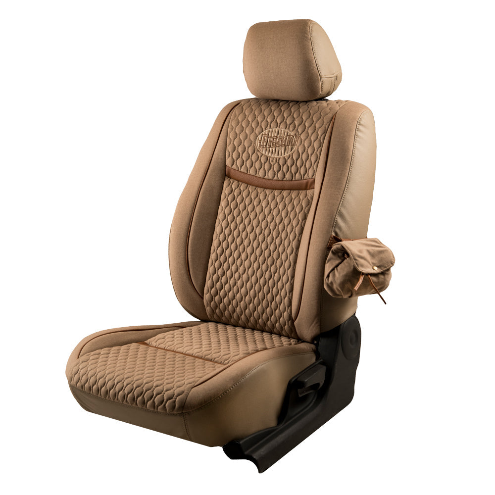 Denim Retro Velvet Fabric Car Seat Cover For Maruti Dzire