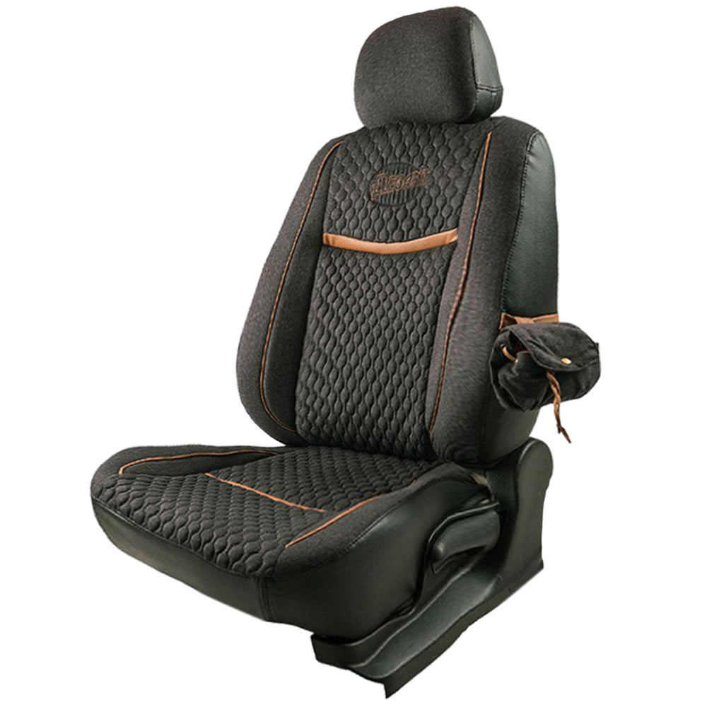 Denim Retro Velvet Fabric Car Seat Cover For Nissan Kicks