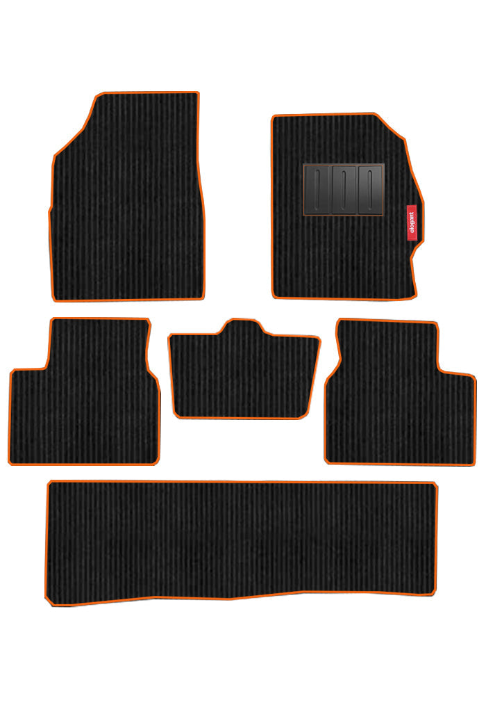 Cord Carpet Car Floor Mat For Mahindra Marazzo