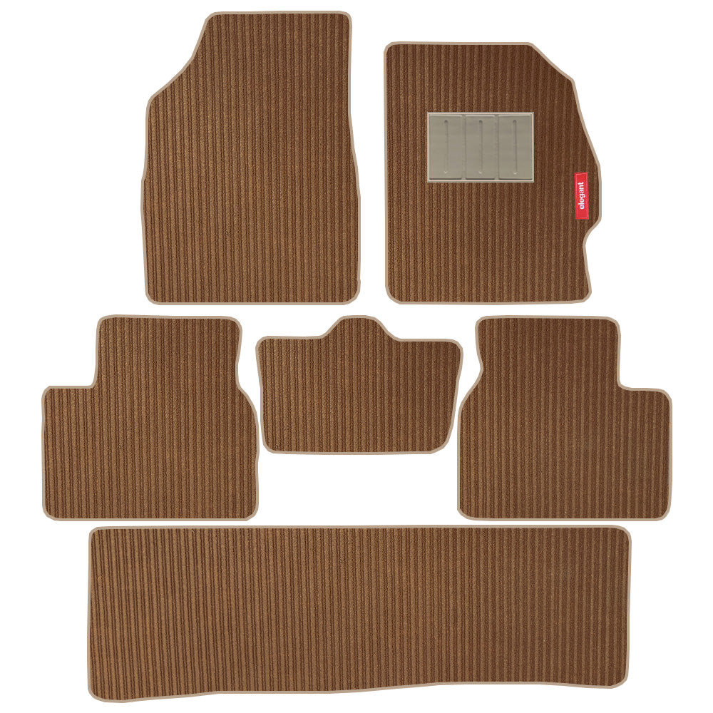 Cord Carpet Car Floor Mat For Mahindra Marazzo